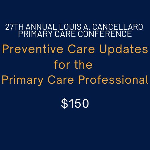 Preventive Care Updates for Primary Care Professional Banner