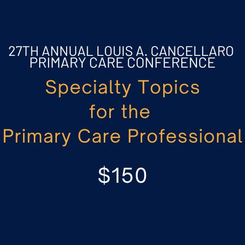 Specialty Topics for the Primary Care Professional Banner