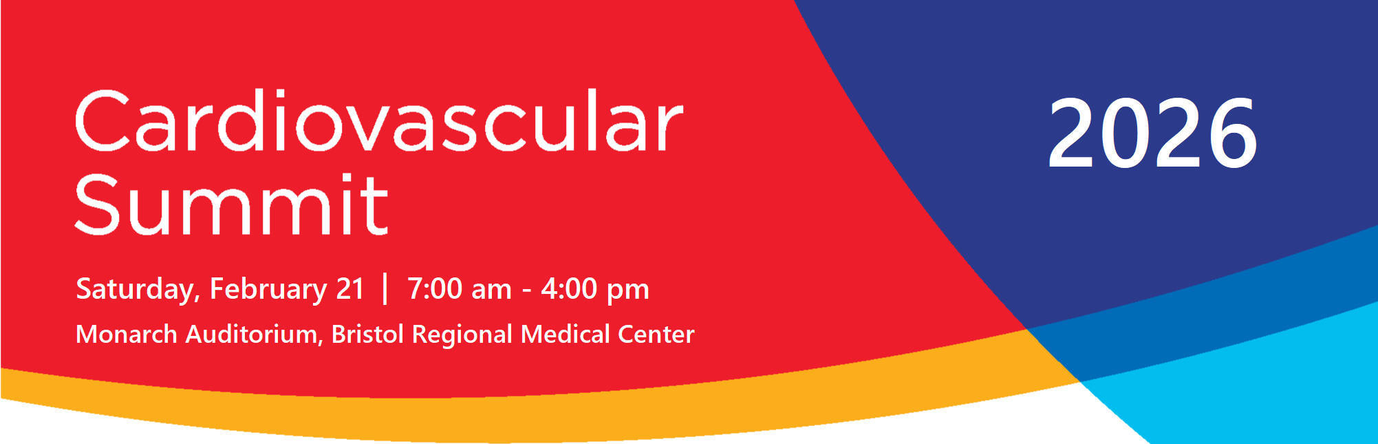 Ballad Health Cardiovascular Summit 2026 Banner